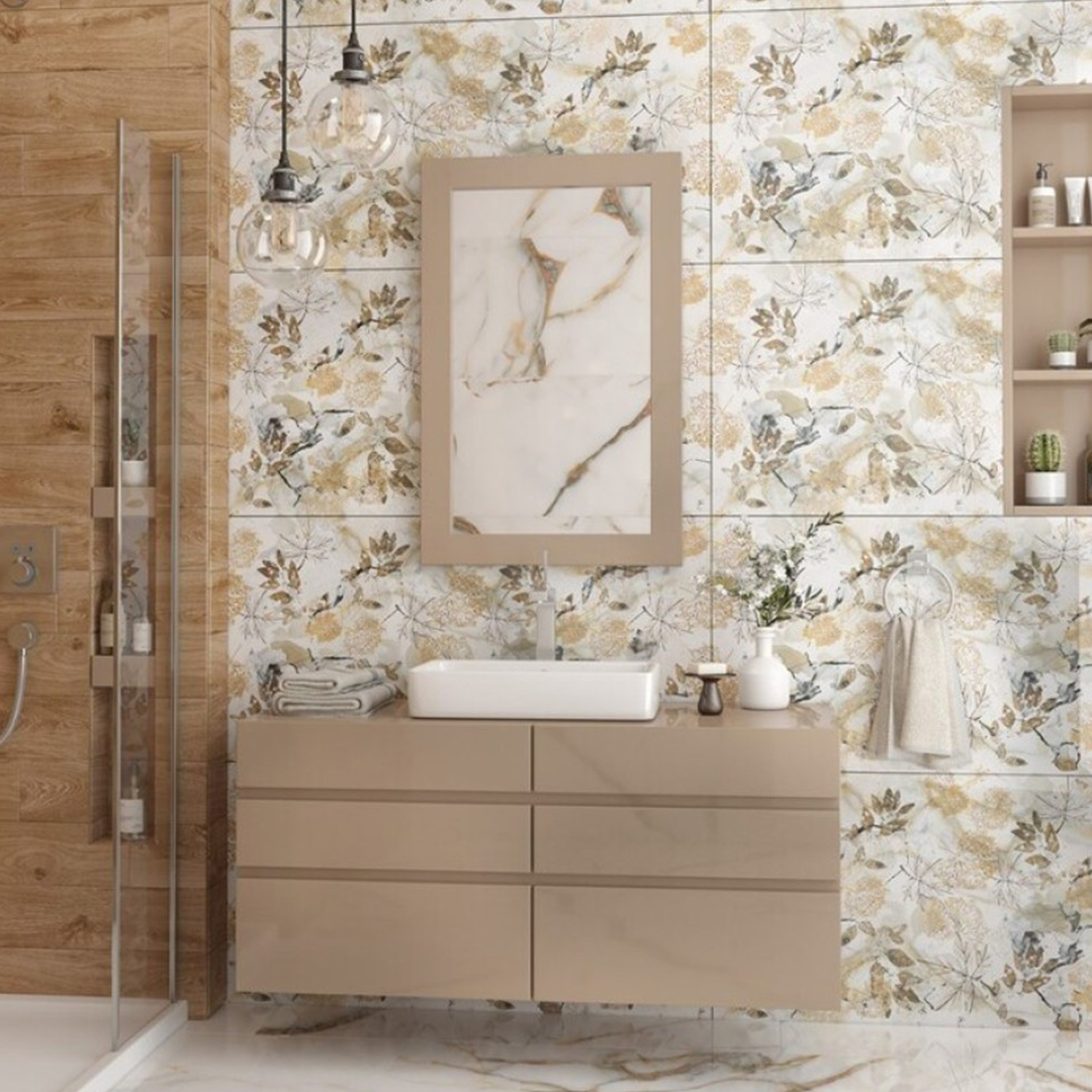 Glamor Nature porcelain stoneware polished white 60x120  – KAI 11.5.43.0168 – снимка 1